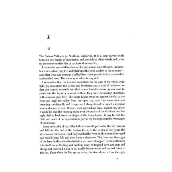East of Eden. Mr John Steinbeck