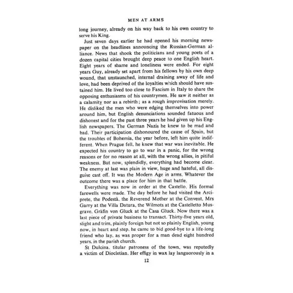 Men at Arms. Evelyn Waugh