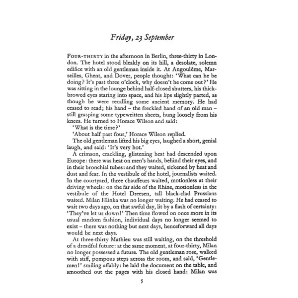 The Reprieve. Jean-Paul Sartre