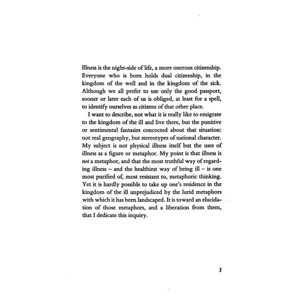 Illness as Metaphor and AIDS and Its Metaphors