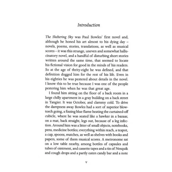 The Sheltering Sky. Paul Bowles