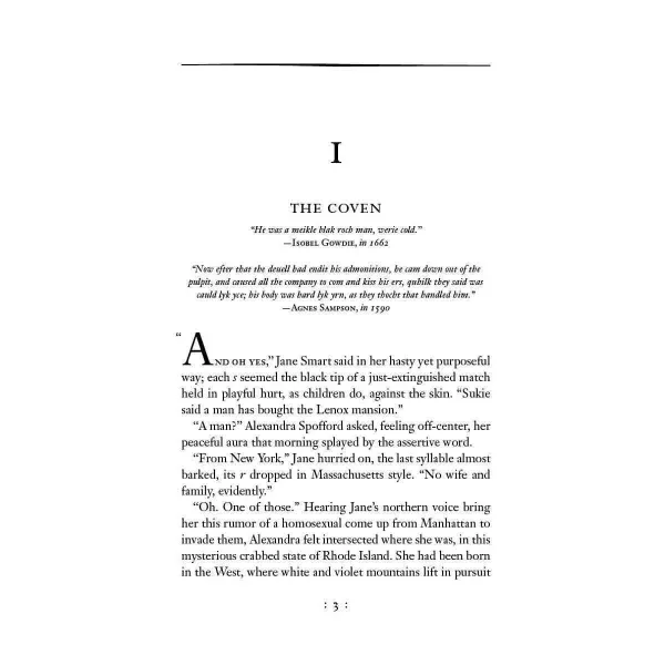 The Witches of Eastwick. John Updike