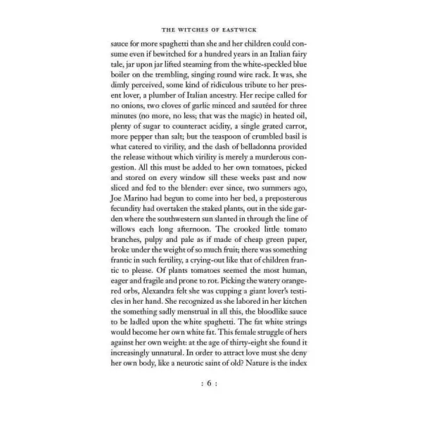 The Witches of Eastwick. John Updike