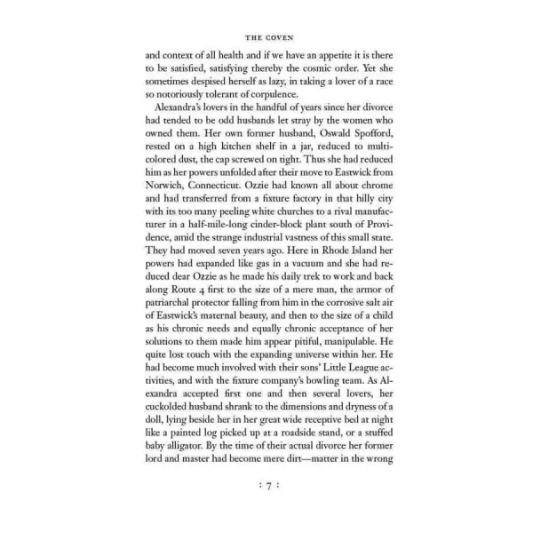 The Witches of Eastwick. John Updike