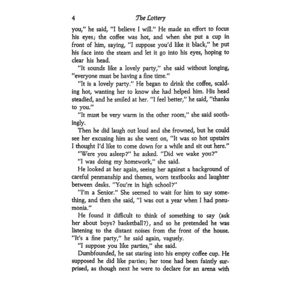 The Lottery and Other Stories. Shirley Jackson