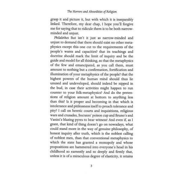 The Horrors and Absurdities of Religion