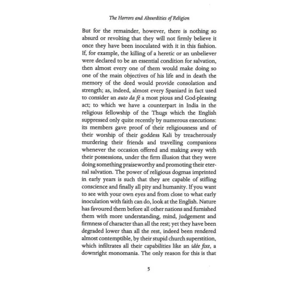 The Horrors and Absurdities of Religion