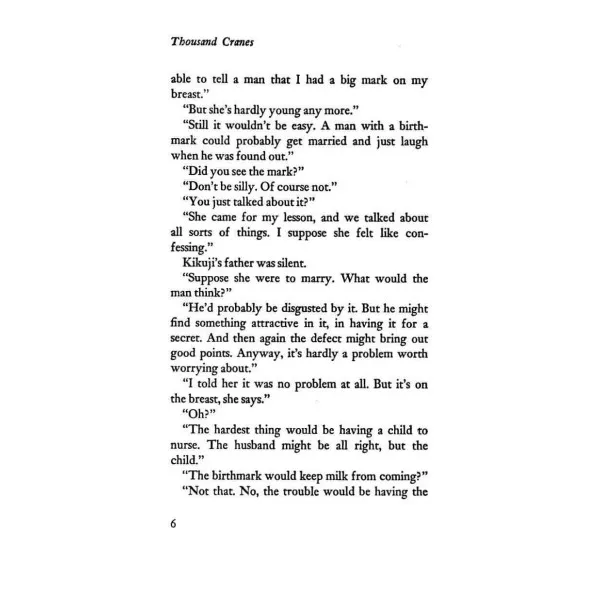 Thousand Cranes. Yasunari Kawabata