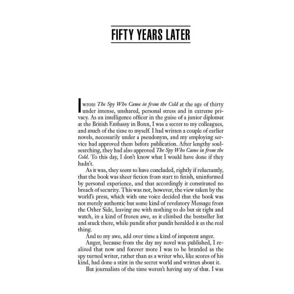 The Spy Who Came in from the Cold. John le Carre