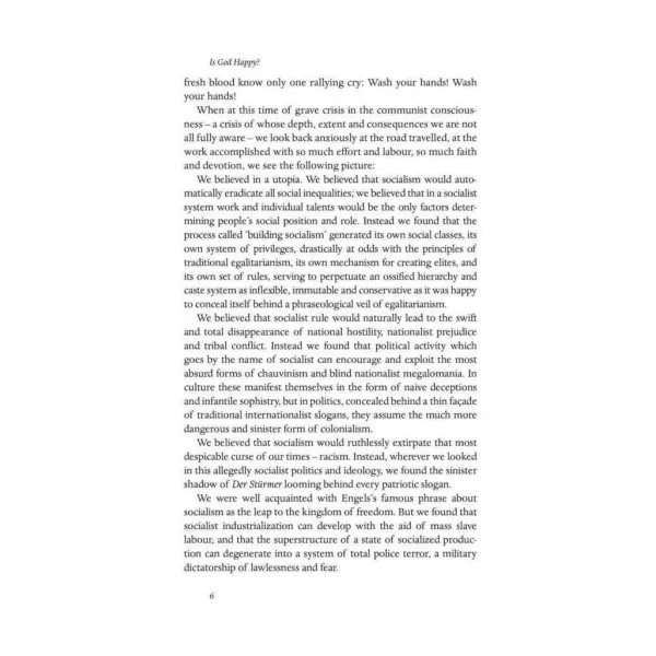 Is God Happy? Leszek Kolakowski