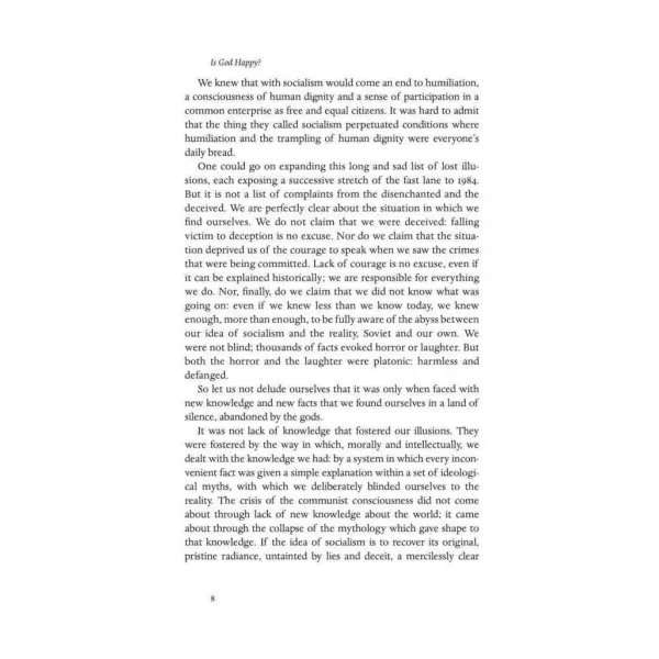 Is God Happy? Leszek Kolakowski