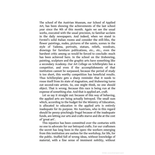 Ornament and Crime. Adolf Loos