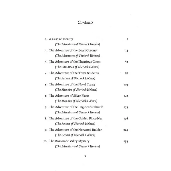 The Adventure of the Engineer's Thumb and Other Cases