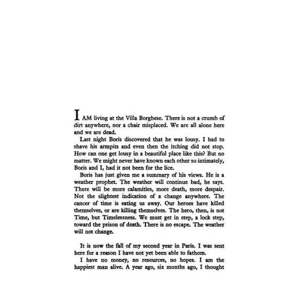 Tropic of Cancer. Henry Miller