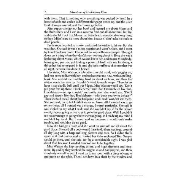 The Adventures of Huckleberry Finn. Mark Twain 