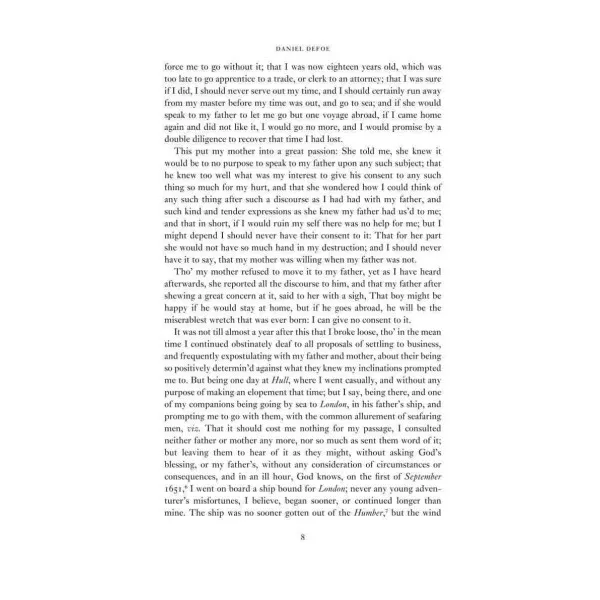 Robinson Crusoe. Daniel Defoe