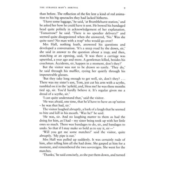 The Invisible Man. H. G. Wells