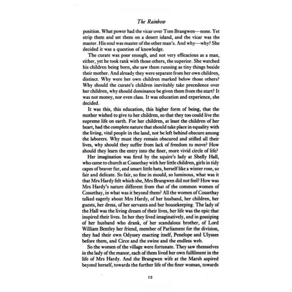 The Rainbow. D. H. Lawrence