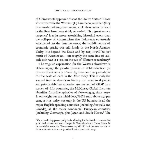 Great Degeneration. Niall Ferguson