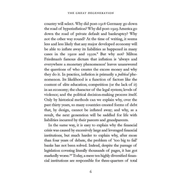 Great Degeneration. Niall Ferguson