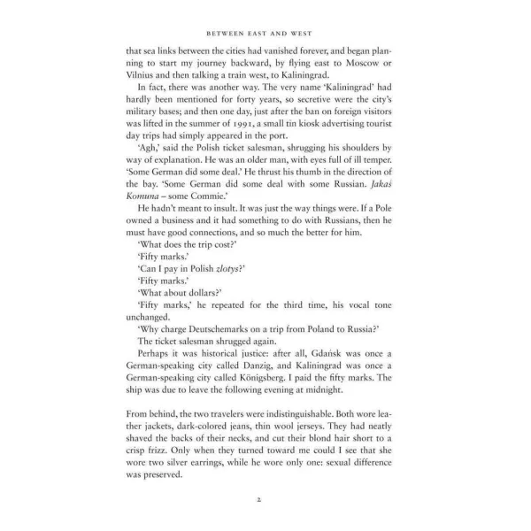 Between East and West. Anne Applebaum