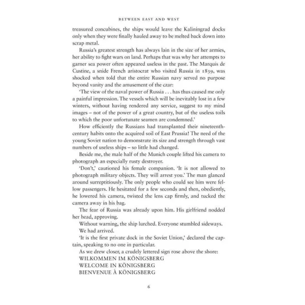 Between East and West. Anne Applebaum