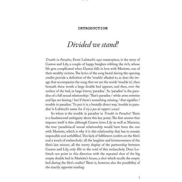 Trouble In Paradise. Slavoj Zizek