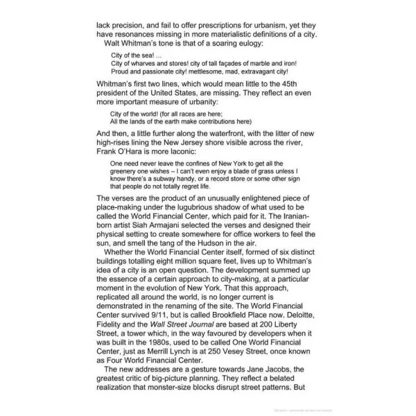 The Language of Cities