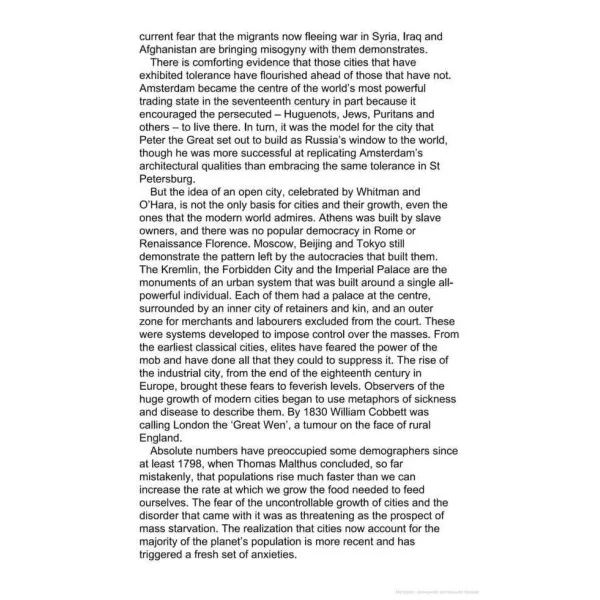 The Language of Cities