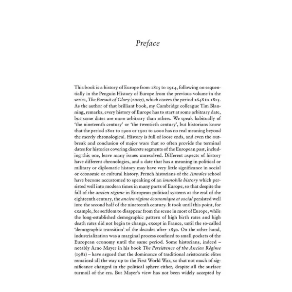 The Pursuit of Power. Europe, 1815-1914. Richard J Evans