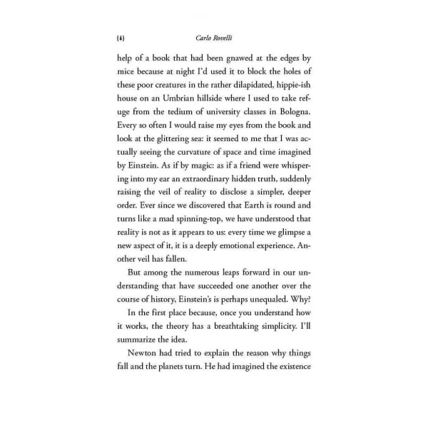 Seven Brief Lessons On Physics