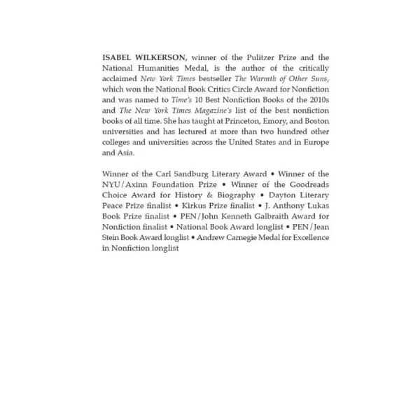 Caste. Isabel Wilkerson