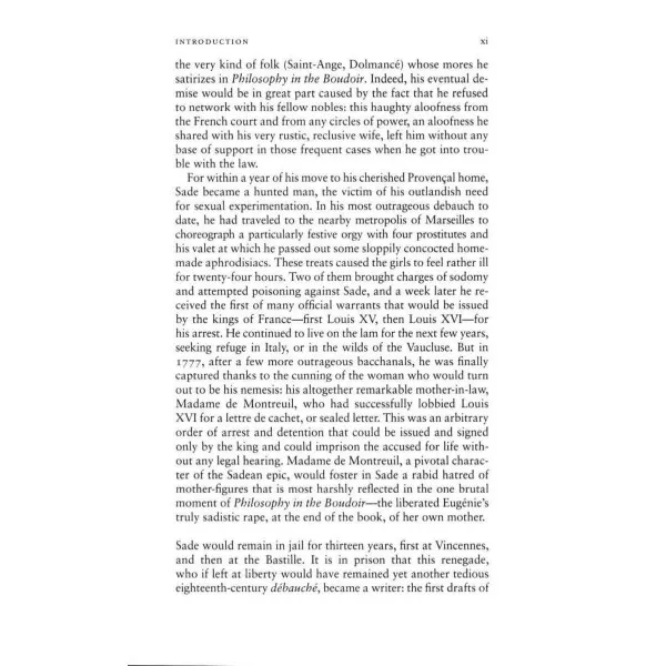 Philosophy in the Boudoir. Marquis de Sade