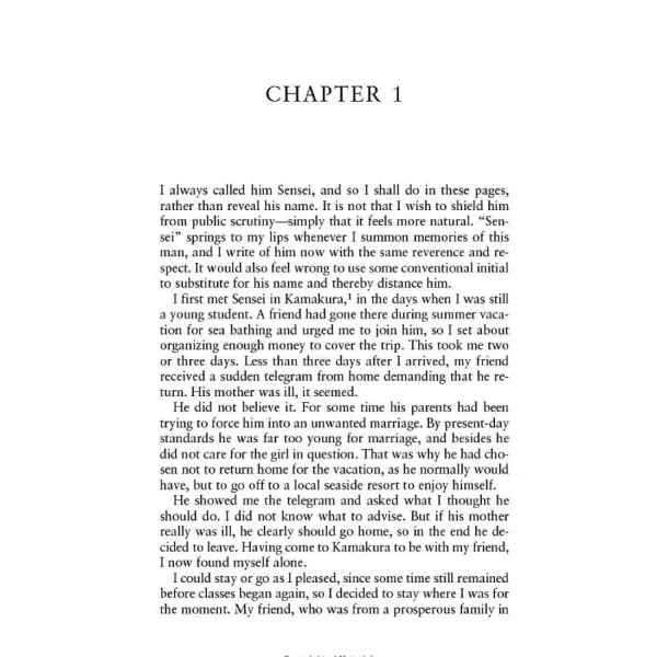 Kokoro. Soseki Natsume