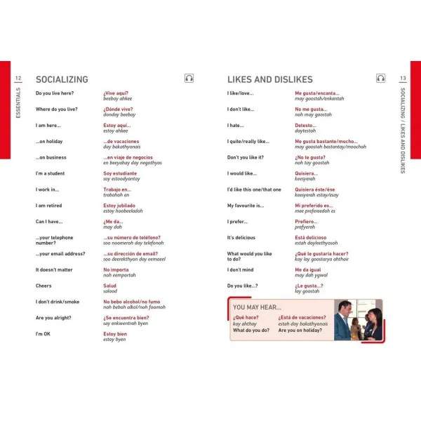 Travel Phrase Book Spanish