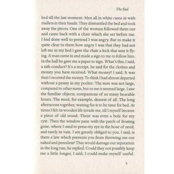 The End. Samuel Beckett