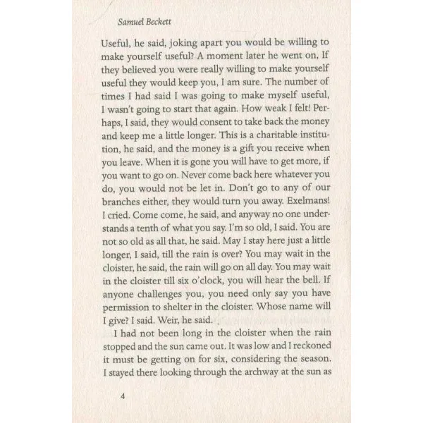 The End. Samuel Beckett