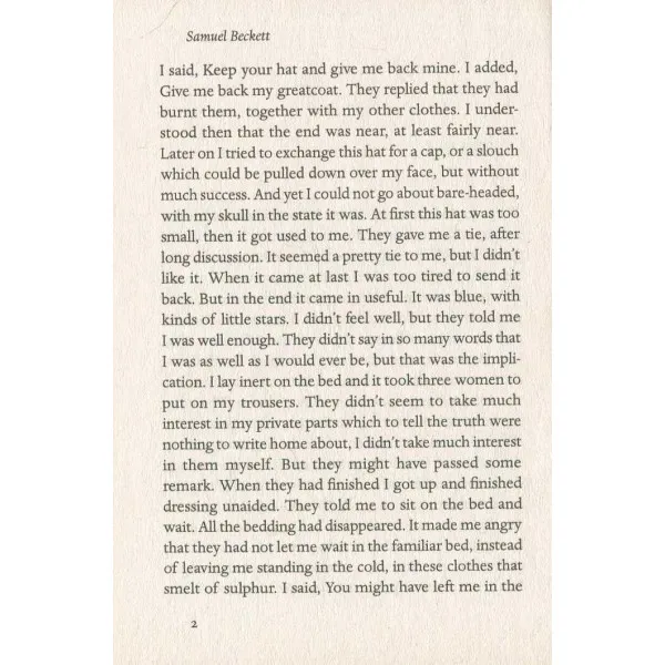 The End. Samuel Beckett
