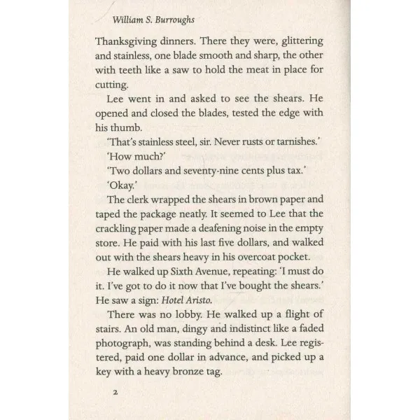 The Finger. William S. Burroughs