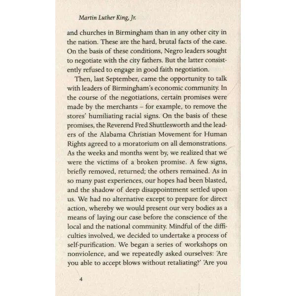 Letter from Birmingham Jail. Martin L. King