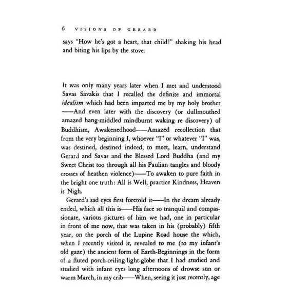 Visions of Gerard. Jack Kerouac