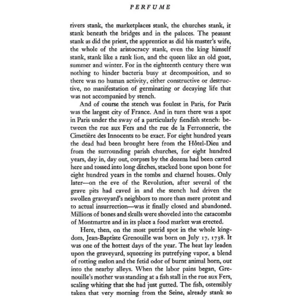 Perfume. Patrick Suskind