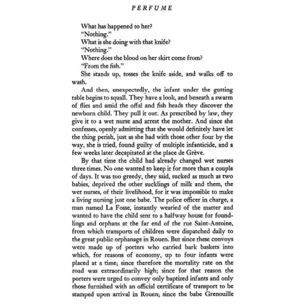 Perfume. Patrick Suskind