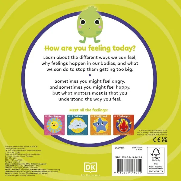 First Emotions. How Am I Feeling? A little guide to my emotions