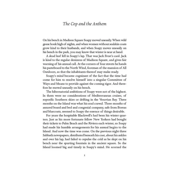 The Cop and the Anthem and Other Stories