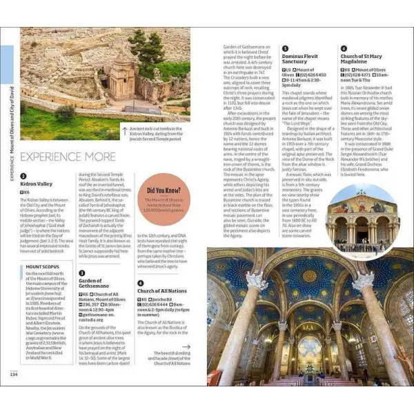 DK Eyewitness Jerusalem, Israel and the Palestinian Territories