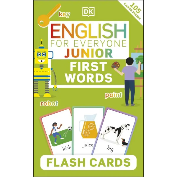 English for Everyone Junior First Words Flash Cards