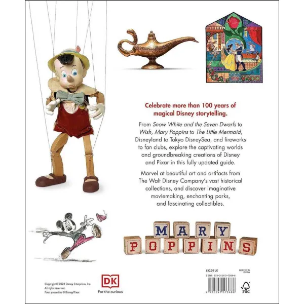The Disney Book New Edition. A Celebration of the World of Disney. Centenary Edition