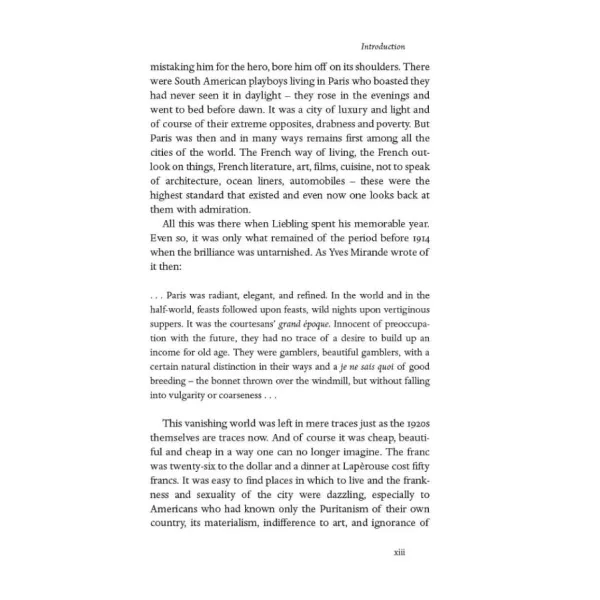Between Meals. An Appetite for Paris. A. J. Liebling