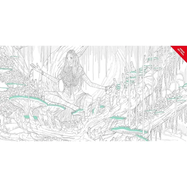 Avatar Bioluminescent Colouring Book